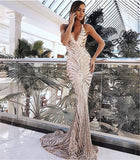 Ebay2024 Sling Striped Back Long Dress V Collar Sexy Dress Dress Woman 68HZ
