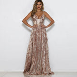 Wish Exploding Women's Deep V Sexy Suspension Dress Evening Dress 68HZ
