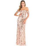 Wish Ebay Sexy Sling Strip Long Dress Deep V-Neck Elastic Drag Dress 68HZ