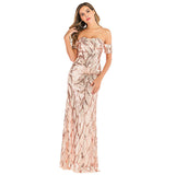 Wish Ebay Sexy Sling Strip Long Dress Deep V-Neck Elastic Drag Dress 68HZ