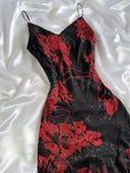 Vintage Beaded Applique Prom Dress Sheath Evening Dress Spaghetti Strap Fairy Dress HZ1024