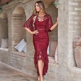 2024 New Women's Dress Explosion Lace Repair Fishtail Skirt Long 68HZ