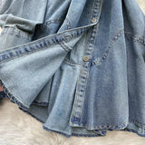 Vintage Couture Loose Waisted Denim Dress HZ1024