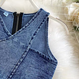 New Tank Top High-waisted Denim skirt For Women HZ1024