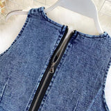 New Tank Top High-waisted Denim skirt For Women HZ1024