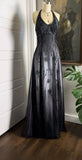 Vintage Fuchsia Chiffon Halter-neck A-Line Prom Dress Party Dress Evening Dress HZ1024