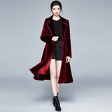 Silk Windwear Women's Long Mid-2025 Autumn And Winter New Popular Women's Temperament Waist Coat Coat European Tide 68HZ