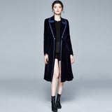 Silk Windwear Women's Long Mid-2025 Autumn And Winter New Popular Women's Temperament Waist Coat Coat European Tide 68HZ