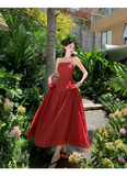 New Elegant Women Sexy Backless Beach Spaghetti Strap Dress HZ1024