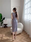New Stylish Design Elegant Split Spaghetti Strap Dress HZ1024