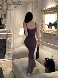 Simple Fashion Mermaid Design A-line Spaghetti Strap Dress HZ1024
