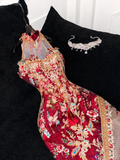 Gorgeous Sparkling Beaded Sequin Mermaid Design Exquisite Embroidery Evening Dress Prom Dresses HZ1024
