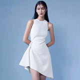 2025 Summer New Temperament In Ultra-Fashion Fashion Irregular High-Rise Slimming Dress 68HZ