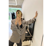Acetic Acid Collarless Suit Jacket Women Thin Loose And Thin New Fashion Sun Protection Top Woman 68HZ
