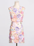Korean Version Of The Famous Yuanfeng Suit 2025 Spring New High-End Embroidery Top Show Thin Waist Half-Dress Two-Set Woman 68HZ