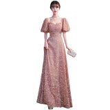 Liel Evening Dress Dress Woman 2025 New Small Temperament Choral Costume Host Banquet Dress 68HZ
