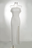 Fashion High-End Women's Sexy Out-To-Shoulder Tective Dress Dress Dress Dress Dress Dress Woman 68HZ
