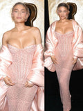 2024 Explosion Women's Bright Diamond Sexy Bosom Mermaid Dress 68HZ
