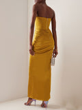 2025 Autumn Women's French Sexy Sling Dress Dress High-End Open Skirt Dress Dress 68HZ