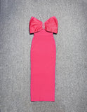 Slim Hanging Neck Thin Dress Dress Water Drilled Shoulder Elegant Temperament Banded Evening Dress Dress 68HZ