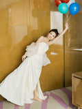 Toasting Engagement Dress White Light Wedding Dress New Chinese Morning Dress Bride High-End Light Luxury Summer Niche 68HZ