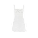 New Sexy Tie With Body-In-Body Hottie Short Dress Summer Women's Fish Bone Sling Dress Sweet And Spicy Wind 68HZ
