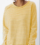 2025 New Casual Women's Loose Collar With Shoulder Long Sleeve Top Striped Prints Of Shawl 68HZ
