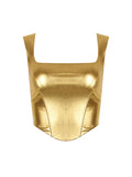 Spice Girls Wear Women's Clothing New Golden Small Suspension Vest Girl With Umbilly Umbilly Short Top 68HZ