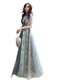 Banquet Evening Dress Women's New Moderator's Long-Term Temperament Art Examination Annual Meeting High-End French Dresses In 2025 68HZ