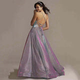 Dress 2025 New Summer Sling Flash Party Birthday Party Choral Performance Dress Woman 68HZ