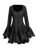 Sexy Famous Short Group 2025 New Fashion Niche Splicing Mesh Folds High-End Feel Dress Women's Summer 68HZ