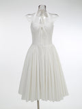 New High-End Women's Sexy Hanging Neck Broken Dress Dress Dress Dress Dress Dress Dress 68HZ