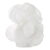 Women's High-End Oblique Shoulder Decoration Flower Dress White Wedding Party Dress Step Skirt 68HZ