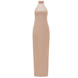 New Sexy Babes Beads Bag Ass Women's Hanging Neck Dress Open-Fork Lily Dress Dress 68HZ