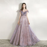 Banquet Evening Dress Women's 2025 New Temperament Company Annual Birthday Lienlight Host Art Test Tailing Dress 68HZ