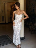 New High-End Women Decor With Thin Sexy Sling Dress Dress Long Dress Buns Hip Dress 68HZ