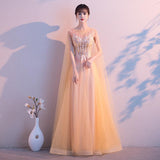 Evening Dress Dress Dress Woman 2024 New Summer Graduation Temperament Long Fairy Solo Choir Costume Host 68HZ