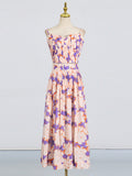Fashion Holiday Style Set 2025 Summer New Printed Corset + High Waist Pressure Skirt Half-Body Dress Two-Case 68HZ