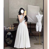 Three-Dimensional Cut Pink Dress Women's Long Oversized Dress A-Character Dress French Temperament Banquet Dress Dress 68HZ