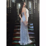 Evening Dress Women 2024 New Design Sense Of Niche Annual Meeting Host Fishtail Show Solo Performance Of Senior Sense Female 68HZ
