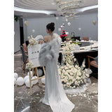 Birthday Dress Adult Ceremony High-End Light Luxury Niche Comity Qianjin Patty High-End Feeling Hanging Neck Annual Meeting Skirt Banquet 68HZ