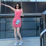 French Small Black Dress Hepburn High Waist Dress 2025 Summer New Sleeveless Sling Dress Woman 68HZ