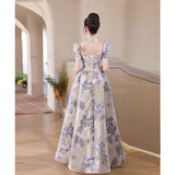 Evening Dress Dress Dress 2024 New High-End Banquet Temperament Art Exam Light Luxury Small High-Level Atmospheric Hostess Summer 68HZ
