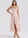 New Solid Color Sexy Tective Dress Body Shaped Fish Bone Tie Sling Small Top Suit Dress 68HZ