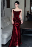 A Toasted Girl Spring And Autumn 2024 New High-End Famous Lady Dress In The Morning Dress With A Breast-Wearing Sexy Fishtail Evening Dress 68HZ