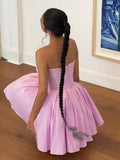 Spice Girls Wearing Women's Sexy Breast-Wearing French Dress Body-Exected Fish Bone Small Skirt Ponbo Dress Small Dress 68HZ