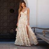 Women's Explosive Sexy Print Crumlion Long Dress 68HZ