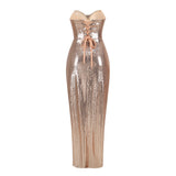 New Sexy Slit Naked Back Dress Repair Behind The Back With Open Fork Irregular Long Dress Woman 68HZ