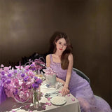 Morning Dress Dress New Chinese Dopamine Design Macaron Sling Dress 68HZ