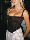 New Women's Lace Splicing Strap Short Irregular Sexy Blouse Tat Lady Sling Vest 68HZ